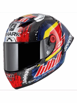Shark Race-R Pro Gp Replica Zarco Chakra Carbon Violet Blauw DVB Integraalhelm -Shark Helm Korting shark race r pro gp replica zarco chakra carbon violet blue dvb 1 3