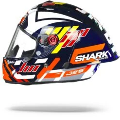 Shark Race-R Pro GP Zarco Signature Blauw Wit Rood BWR Integraalhelm -Shark Helm Korting shark race r pro gp zarco signature blue white red bwr.11