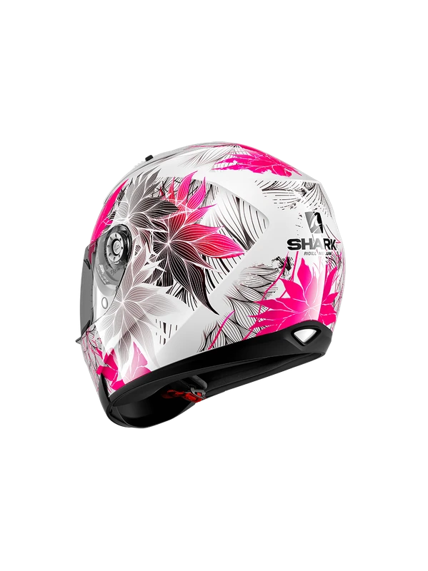 Shark Ridill 1.2 Nelum White Black Violet Full Face Helmet 2 Shark Ridill 1.2 Nelum White Black Violet Full Face Helmet - Afbeelding 2