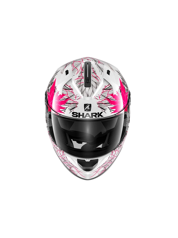 Shark Ridill 1.2 Nelum White Black Violet Full Face Helmet 4 Shark Ridill 1.2 Nelum White Black Violet Full Face Helmet - Afbeelding 4