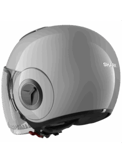 Shark Shark Nano Blank Gun Zilver S05 Jethelm -Shark Helm Korting shark shark nano blank gun silver s05 2