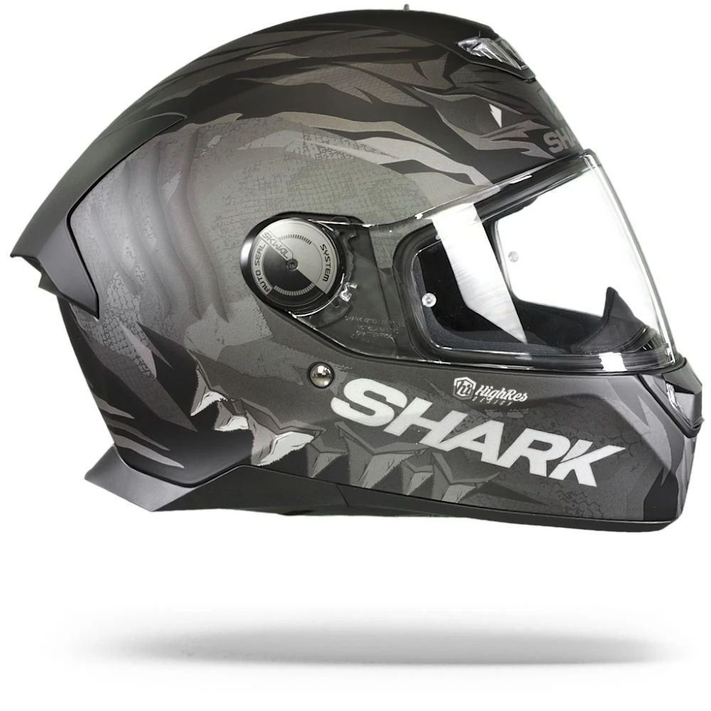 Shark Skwal 2 Iker Lecuona Mat Zwart Antraciet Zilver KAS Integraalhelm 5 Shark Skwal 2 Iker Lecuona Mat Zwart Antraciet Zilver KAS Integraalhelm - Afbeelding 5