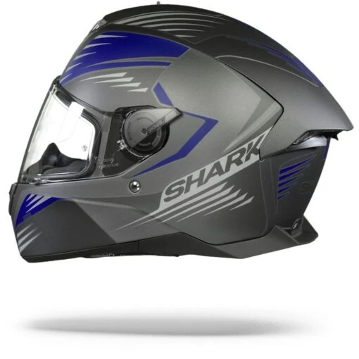 Shark Skwal 2.2 Hallder Mat Antraciet Blauw Antraciet ABA Integraalhelm -Shark Helm Korting shark skwal 2.2 hallder mat anthracite blue anthracite aba full face helmet.11