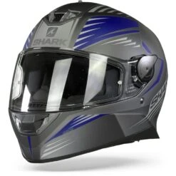 Shark Skwal 2.2 Hallder Mat Antraciet Blauw Antraciet ABA Integraalhelm -Shark Helm Korting shark skwal 2.2 hallder mat anthracite blue anthracite aba full face helmet frontpage