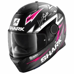 Shark Spartan 1.2 Adrian Parassol Mat Zwart Antraciet Paars KAV Integraalhelm -Shark Helm Korting shark spartan 1 2 adrian parassol mat black anthracite purple kav 1