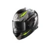 Shark Spartan 1.2 Adrian Parassol Mat Antraciet Zwart Geel AKY Integraalhelm