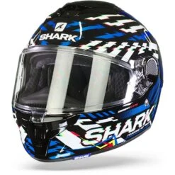Shark Spartan GT Bcl. Micr. E-Brake Zwart Geel Blauw KYB Integraalhelm -Shark Helm Korting shark spartan gt bcl micr e brake black yellow blue frontpage