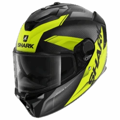 Shark Spartan GT Blank Mat Bcl. Micr. Zwart Antraciet Geel KAY Integraalhelm