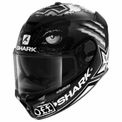 Shark Spartan GT Carbon Roodding Mat Carbon Wit Antraciet DWA Integraalhelm -Shark Helm Korting shark spartan gt carbon redding mat carbon white anthracite dwa