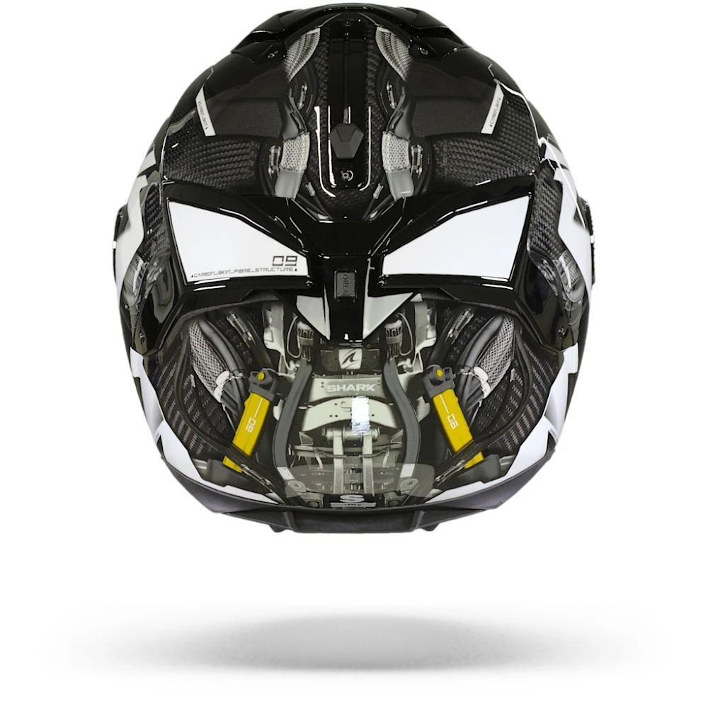 Shark Spartan GT Carbon Urikan Carbon Antraciet Wit DAW Integraalhelm 6 Shark Spartan GT Carbon Urikan Carbon Antraciet Wit DAW Integraalhelm - Afbeelding 6