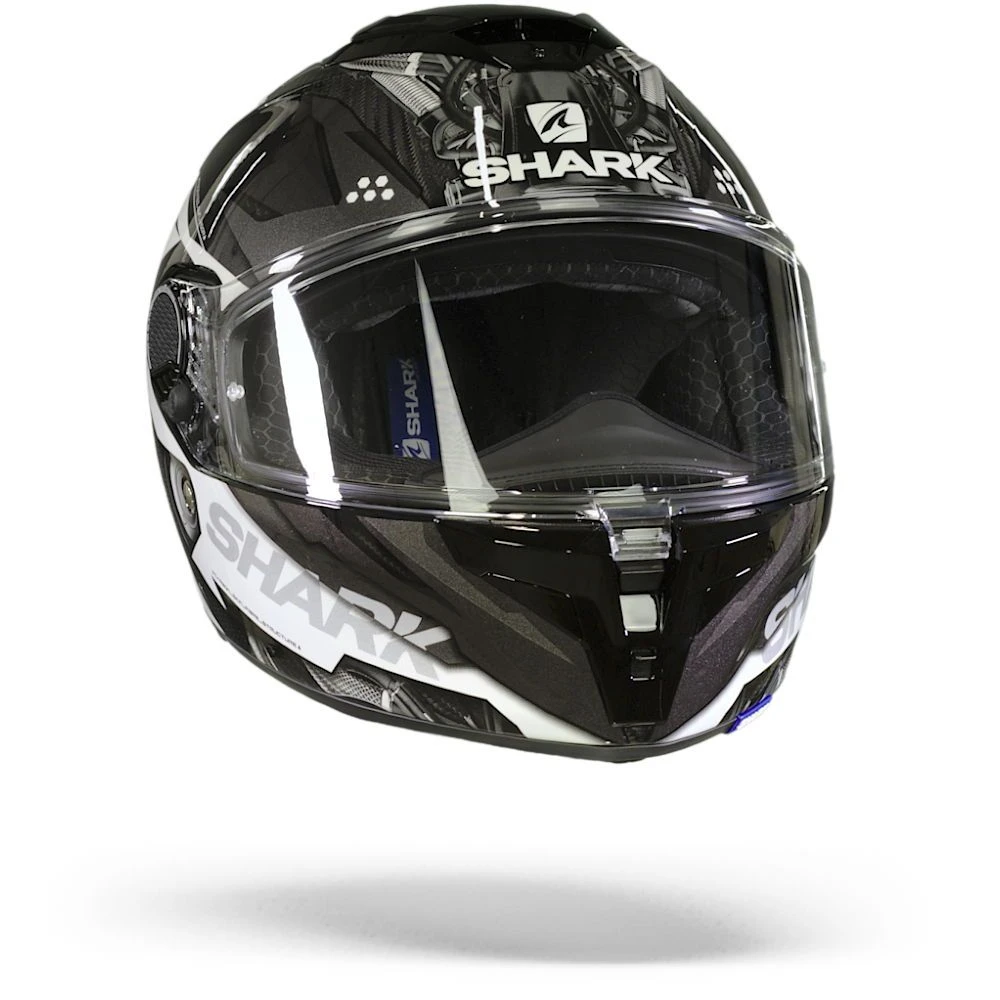 Shark Spartan GT Carbon Urikan Carbon Antraciet Wit DAW Integraalhelm 3 Shark Spartan GT Carbon Urikan Carbon Antraciet Wit DAW Integraalhelm - Afbeelding 3