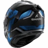 Shark Spartan GT Pro Ritmo Carbon Carbon Blauw Chrom DBU Integraalhelm