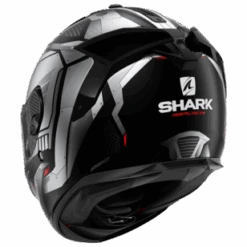 Shark Spartan GT Replikan Mat Bcl. Micr. Zwart Chrom Zilver KUS Integraalhelm 4 Shark Spartan GT Replikan Mat Bcl. Micr. Zwart Chrom Zilver KUS Integraalhelm -Shark Helm Korting shark spartan gt replikan mat bcl micr black chrom silver kus 1
