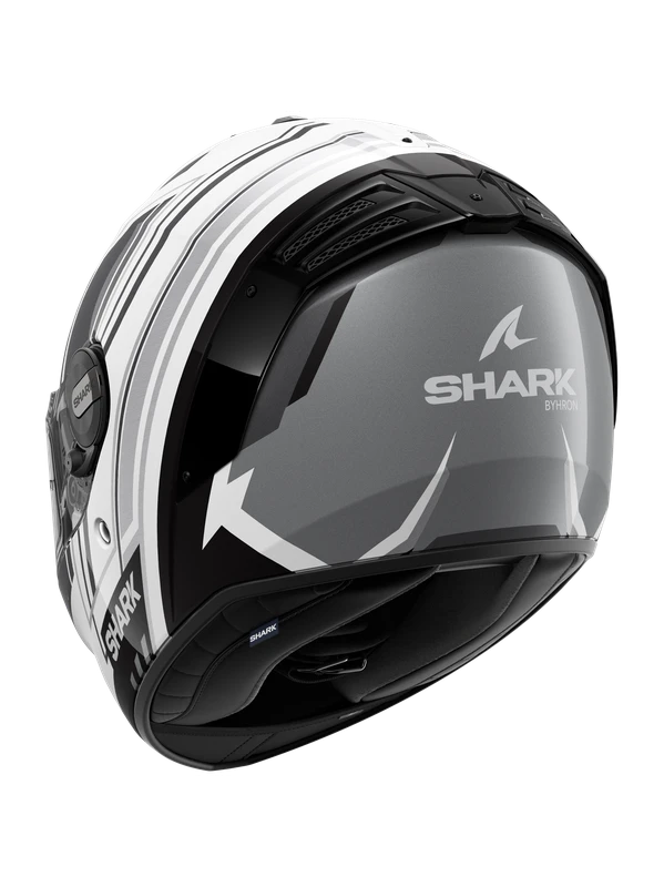 Shark Spartan RS Byhron Wit Zwart Chrom WKU Integraalhelm 1 Shark Spartan RS Byhron Wit Zwart Chrom WKU Integraalhelm