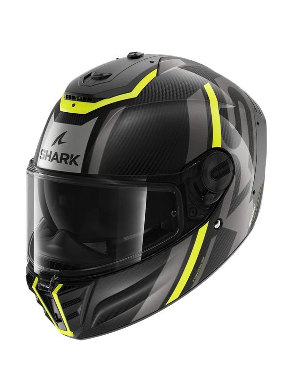 Shark Spartan RS Carbon Shawn Carbon Geel Antraciet DYA Integraalhelm 3 Shark Spartan RS Carbon Shawn Carbon Geel Antraciet DYA Integraalhelm - Afbeelding 3