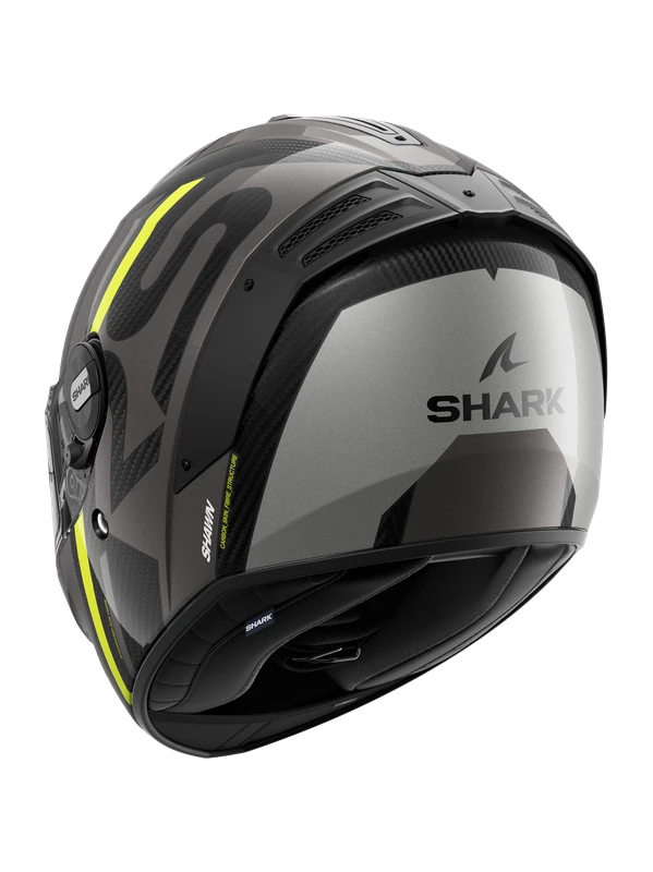 Shark Spartan RS Carbon Shawn Carbon Geel Antraciet DYA Integraalhelm 2 Shark Spartan RS Carbon Shawn Carbon Geel Antraciet DYA Integraalhelm - Afbeelding 2