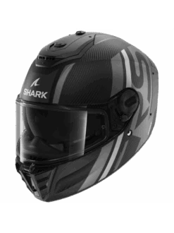 Shark Spartan RS Carbon Shawn Mat Carbon Zilver Antraciet DSA Integraalhelm -Shark Helm Korting shark spartan rs carbon shawn mat carbon silver anthracite dsa 1