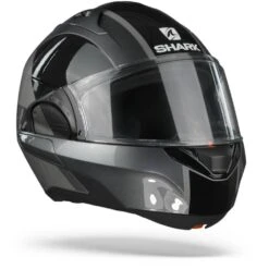 Shark Evo ES Endless AKA Antraciet Zwart Antraciet Systeemhelm -Shark Helm Korting shark evo es endless aka.33 1