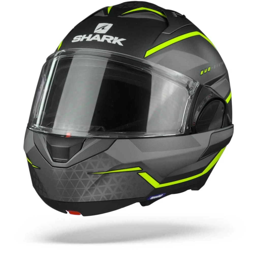 Shark Evo ES Yari AYS Mat Antraciet Geel Zilver Systeemhelm 6 Shark Evo ES Yari AYS Mat Antraciet Geel Zilver Systeemhelm - Afbeelding 6