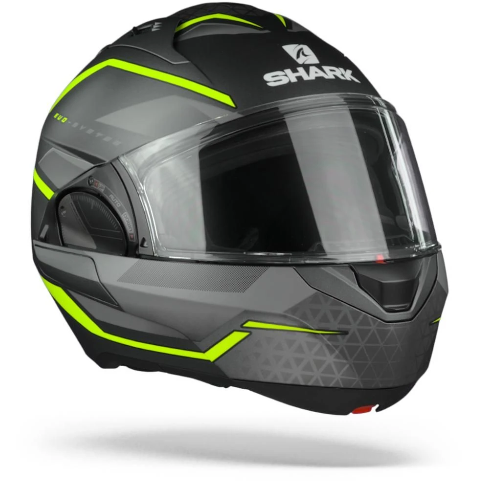 Shark Evo ES Yari AYS Mat Antraciet Geel Zilver Systeemhelm 2 Shark Evo ES Yari AYS Mat Antraciet Geel Zilver Systeemhelm - Afbeelding 2
