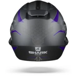 Shark Evo ES Yari ABS Mat Antraciet Blauw Zilver Systeemhelm