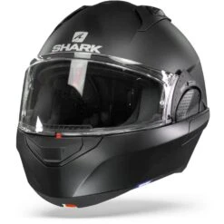 Shark Evo GT Blank Mat Zwart Systeemhelm -Shark Helm Korting shark evogt blank mat black frontpage