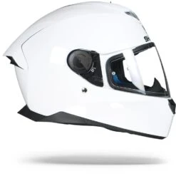 Shark Skwal 2 Blank WHU Wit Integraalhelm -Shark Helm Korting shark skwal 2 black white whu white led.29 1