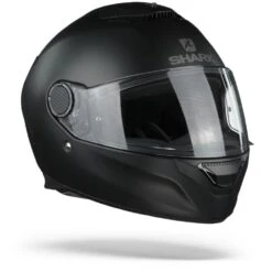 Shark Spartan 1.2 Blank KMA Mat Zwart Integraalhelm -Shark Helm Korting shark spartan 1.2 kma.33 1