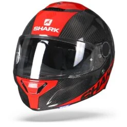 Shark Spartan Carbon 1.2 Skin Carbon DRR Rood Rood Integraalhelm -Shark Helm Korting shark spartan carbon skin drr red red.04 1