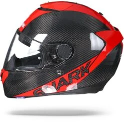Shark Spartan Carbon 1.2 Skin Carbon DRR Rood Rood Integraalhelm -Shark Helm Korting shark spartan carbon skin drr red red.10 1