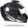 Shark Spartan Carbon 1.2 Skin Carbon DWS Wit Zilver Integraalhelm