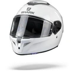 Shark Spartan GT WHU Blank Wit Azuur Integraalhelm -Shark Helm Korting shark spartan gt blank white azur.04 1