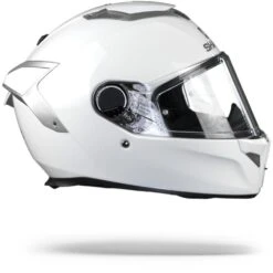 Shark Spartan GT WHU Blank Wit Azuur Integraalhelm -Shark Helm Korting shark spartan gt blank white azur.29 1