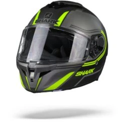 Shark Spartan GT Tracker AKY Mat Antraciet Zwart Geel Integraalhelm -Shark Helm Korting shark spartan gt tracker matt anthracite black yellow.04 1
