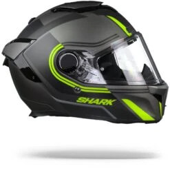 Shark Spartan GT Tracker AKY Mat Antraciet Zwart Geel Integraalhelm -Shark Helm Korting shark spartan gt tracker matt anthracite black yellow.29 1