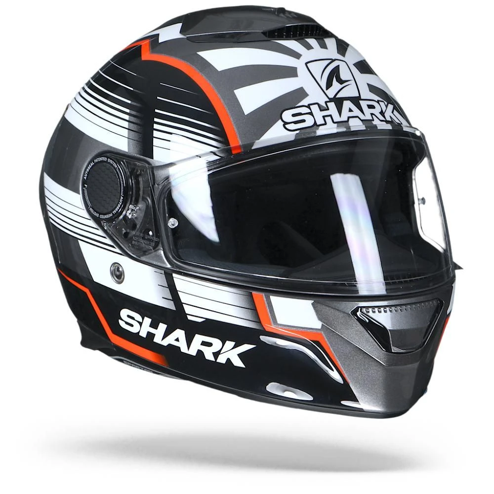 Shark Spartan 1.2 Zarco Malaysian GP AWR Antraciet Wit Rood Integraalhelm 2 Shark Spartan 1.2 Zarco Malaysian GP AWR Antraciet Wit Rood Integraalhelm - Afbeelding 2