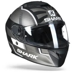 Shark Spartan 1.2 Zarco Malaysian GP KAS Mat Zwart Zilver Integraalhelm 7 Shark Spartan 1.2 Zarco Malaysian GP KAS Mat Zwart Zilver Integraalhelm -Shark Helm Korting shark spartan zarco mat kas black silver.33 1