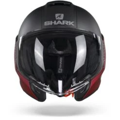 Shark Citycruiser RAR Dual Blank Mat Rood Antraciet Rood Jethelm 11 Shark Citycruiser RAR Dual Blank Mat Rood Antraciet Rood Jethelm -Shark Helm Korting sharkcitycruiserdualblankmatrar.01