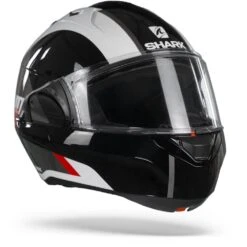 Shark Evo ES Endless WKR Wit Zwart Rood Systeemhelm -Shark Helm Korting sharkevoesendlesswkr.33 1