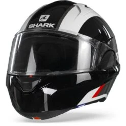 Shark Evo ES Endless WKR Wit Zwart Rood Systeemhelm -Shark Helm Korting sharkevoesendlesswkr frontpage