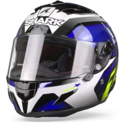 Shark Race-R Pro Aspy Zwart Blauw Geel KBY -Shark Helm Korting sharkracerproaspykby frontpage