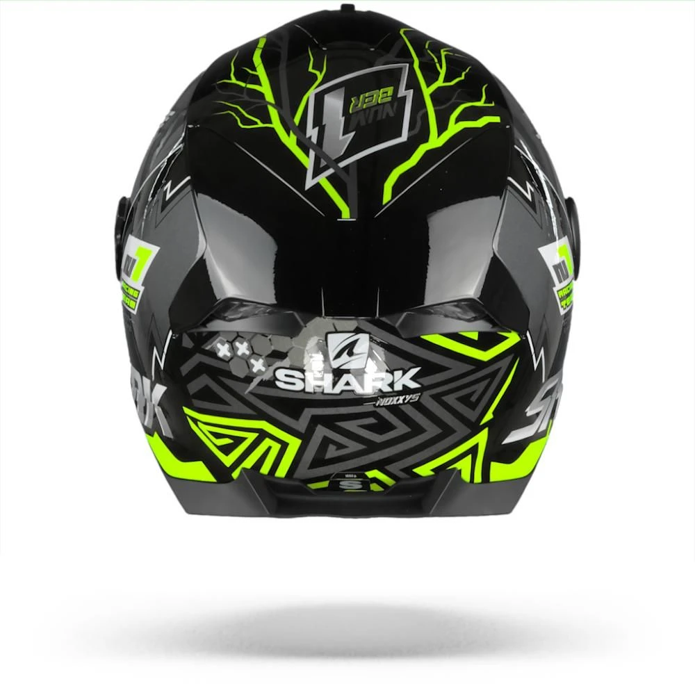 Shark Skwal 2 Noxxys Zwart Geel Zilver KYS Integraalhelm 2 Shark Skwal 2 Noxxys Zwart Geel Zilver KYS Integraalhelm - Afbeelding 2