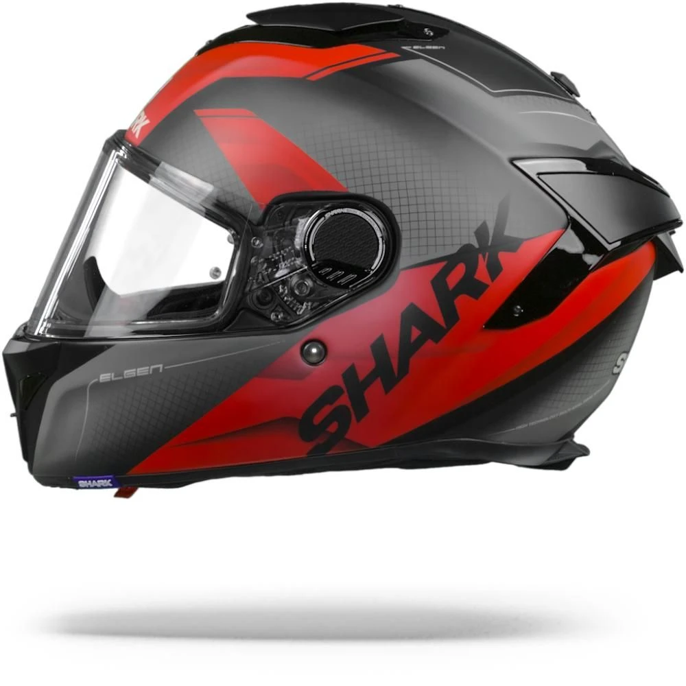 Shark Spartan GT Elgen Mat KAR Zwart Antraciet Rood Integraalhelm 5 Shark Spartan GT Elgen Mat KAR Zwart Antraciet Rood Integraalhelm - Afbeelding 5