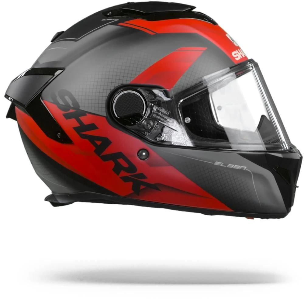 Shark Spartan GT Elgen Mat KAR Zwart Antraciet Rood Integraalhelm 4 Shark Spartan GT Elgen Mat KAR Zwart Antraciet Rood Integraalhelm - Afbeelding 4