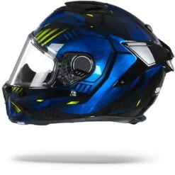 Shark Spartan GT Replikan KUB Zwart Chrome Blauw Integraalhelm -Shark Helm Korting sharkspartangtreplikankub.11