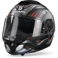 Shark Spartan GT Replican Mat KUS Zwart Chrome Zilver Integraalhelm -Shark Helm Korting sharkspartangtreplikankus frontpage