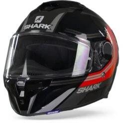 Shark Spartan GT Tracker KRS Zwart Rood Zilver Integraalhelm -Shark Helm Korting sharkspartangttrackerkrs frontpage
