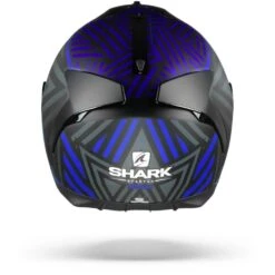 Shark Spartan 1.2 Kobrak Mat Zwart Blauw Blauw KBB Integraalhelm -Shark Helm Korting sharkspartankobrakkbb.19 1
