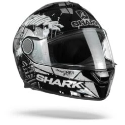 Shark Spartan 1.2 Lorenzo Catalunya GP Zwart Wit Glitter KWX Integraalhelm -Shark Helm Korting sharkspartanlorenzocatalunyagpkwx.33 1
