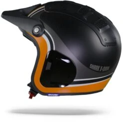 Shark X-Drak 2 Hister KAO Mat Zwart Antraciet Oranje Jethelm -Shark Helm Korting sharkx drak2histermatkao.11